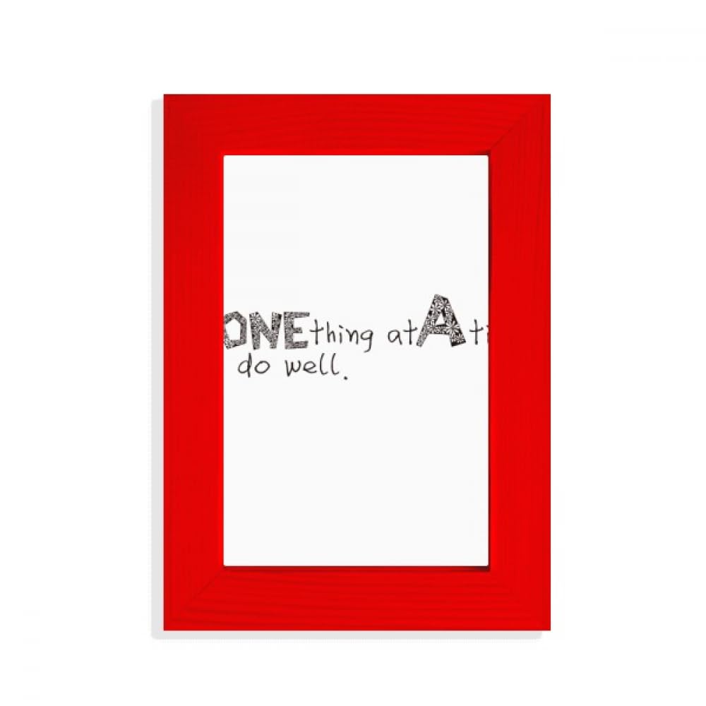 Cadre photo citation motivation rouge pour optimiser la décoration du bureau