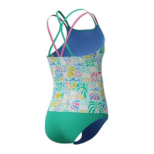 Image of Speedo girls Swimsuit Two Piece Tankini Thin Strap