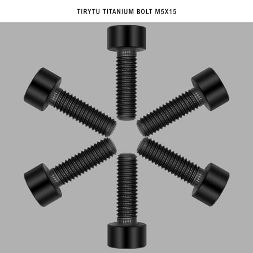 Image of Titanium Bolts M5x15, Black, 6PC