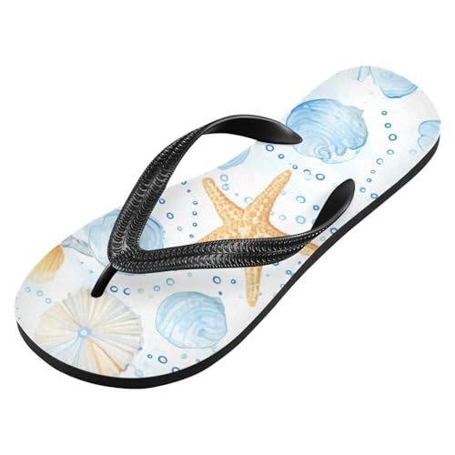 Mens Flip Flops Beach StarfishSandal Flip Flops for Women Summer Beach Slipper 214B3015