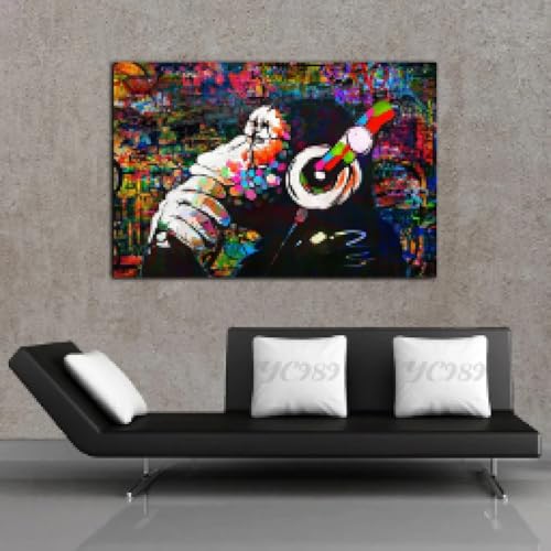 Affiches et impressions pop art de gorille hip-hop pour maison