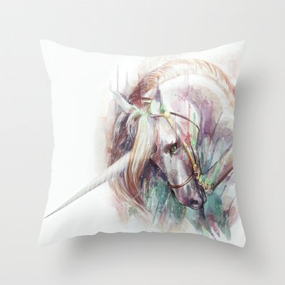 Pillowcase 123 Home Decor Taie d'oreiller Neuf Licorne Taie d'oreiller Mode Décoration Taie d'oreiller Cover