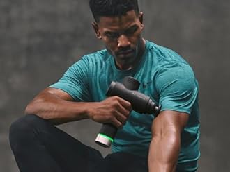 Hyperice Hypervolt 2 Pro - Featuring Quiet Glide Technology - Handheld Percussion Massage Gun - 5 Speeds, 5 Interchangeable Heads - Helps Relieve Sore Muscles and Stiffness