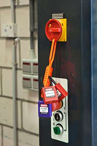 Image of Brady 99668 Nylon, 7 inch Height, 1-3 /4 inch Width, Orange Color Lockout Hasp