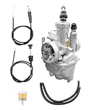 TTR125 Carburetor Fit for Yamaha TTR125E TTR125L TTR125LE 2000-2007, Carb Tune Up Kit with Fuel Filter