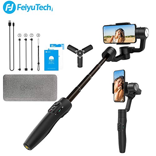 Feiyutech Vimble 2S 3-Axis Selfie Stick Handheld Smartphone Gimbal Stabilizer for iPhone 11