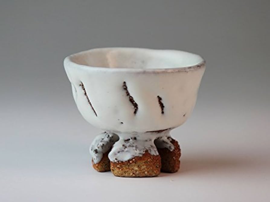 萩焼　ぐい呑 Amazon.co.jp: 萩焼 陶器 鬼萩ぐい呑 サイズ (約): 8.5 x H6.0cm