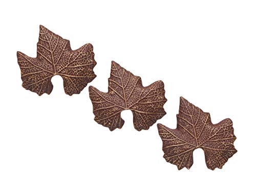 Image of Plecoceramics Aquarium Ceramic Decorations Cave Betta Stone Decor - Aquarium Fish Tank Hideway Decor for breeding Cichlids Plecos Betta Toys Hideout (Leaves)