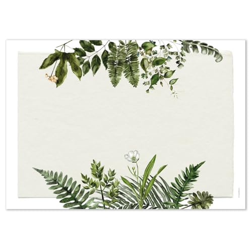 Set de table en papier Greenhouse A3 x48 | Sous-main fleuri jetable - 8