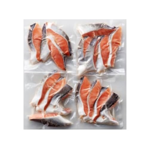 定塩・塩切身[大槌サーモン]約1.6kg (3〜5切入り 真空パック ×4パック)|鮭 冷凍 切り身 国産 岩手県産 岩手 しゃけ 切身 大槌 銀鮭 岩手県大槌町