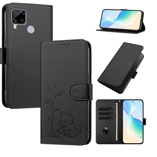 �X�}�z�P�[�X �Ή��@�� for Realme Narzo 20 / Narzo 30A,�Ή��@�� for Realme 7i (Global) / C12 / C15 / C25 / C25s�yPU���U�[�� �}�O�l�b�g�J�� ���z �J�[�h�E�������[ �X�^��