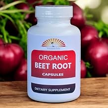 Organic Beet Root Capsules - 60 Count 500mg Each