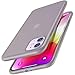TOZO for iPhone 11 Case 6.1 Inch (2019) Liquid Silicone Gel Rubber Shockproof Shell Ultra-Thin [Slim Fit] Soft 4 Side Full Protection Cover for iPhone 11 (Semitransparent Black)
