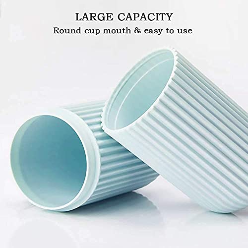 Image of Pack of 4 Baby Kids Tooth brush & Tongue cleaner with travel capsule holder, Portable capsule Toothpaste plastic storage Flexible design special, Manual, Multicolour
