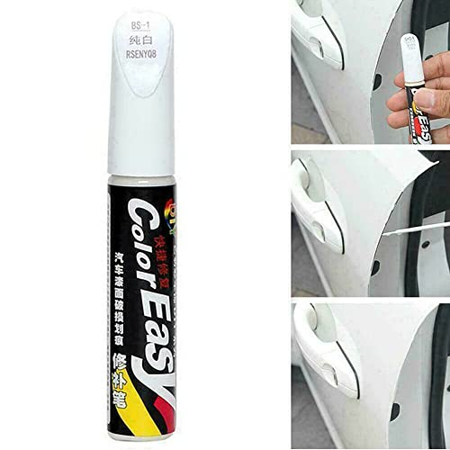 CELTD UK DIY Car Clear Scratch Remover Touch Up Pens Auto Paint Repair Pen Brush WHITE