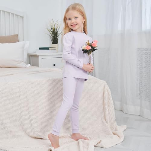 Toddler Thermal Underwear Set Girls Boys Long Johns Kids Pajamas Pjs, 3-7 Years3