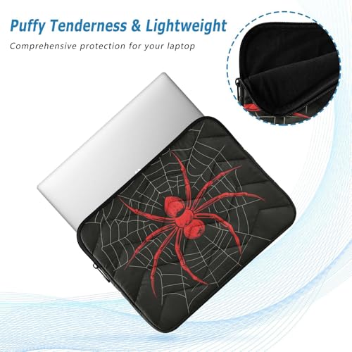 Funda para portátil 13-16 pulgadas en poliéster rojo miniatura 7