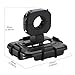 YipuVR Bike Speaker Mount Holder for JBL GO 4/3/2, Universal Handlebar Mounted Speaker Bracket with Elastic Silicone Grille