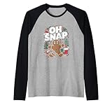 Photo Gallery natale gingerbread man oh snap funny xmas maglia con maniche raglan Photo Gallery natale gingerbread man oh snap funny xmas maglia con maniche raglan