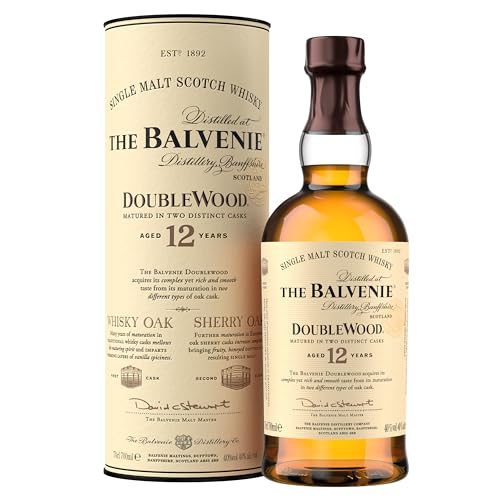 The Balvenie DoubleWood 12 Jahre Single Malt Scotch Whisky, 70cl
