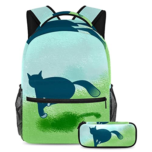 Sac à dos chat noir pour l'école et les sorties du week-end en famille