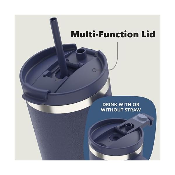 Contigo Streeterville Tumbler 1200 ml with Handle | Stainless Steel Vacuum Insulated Water Bottle with Straw and Lid | Cold for 29 Hours | Travel Mug | Thermal Flask | BPA Free - Image 5