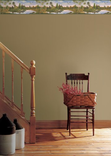 Revestimiento lago bosque LM7907B cenefa decorativa York 3