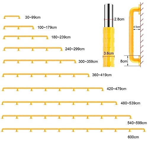 Rampe d'escalier en acier inoxydable contre le risque de chute des handicapés - 3