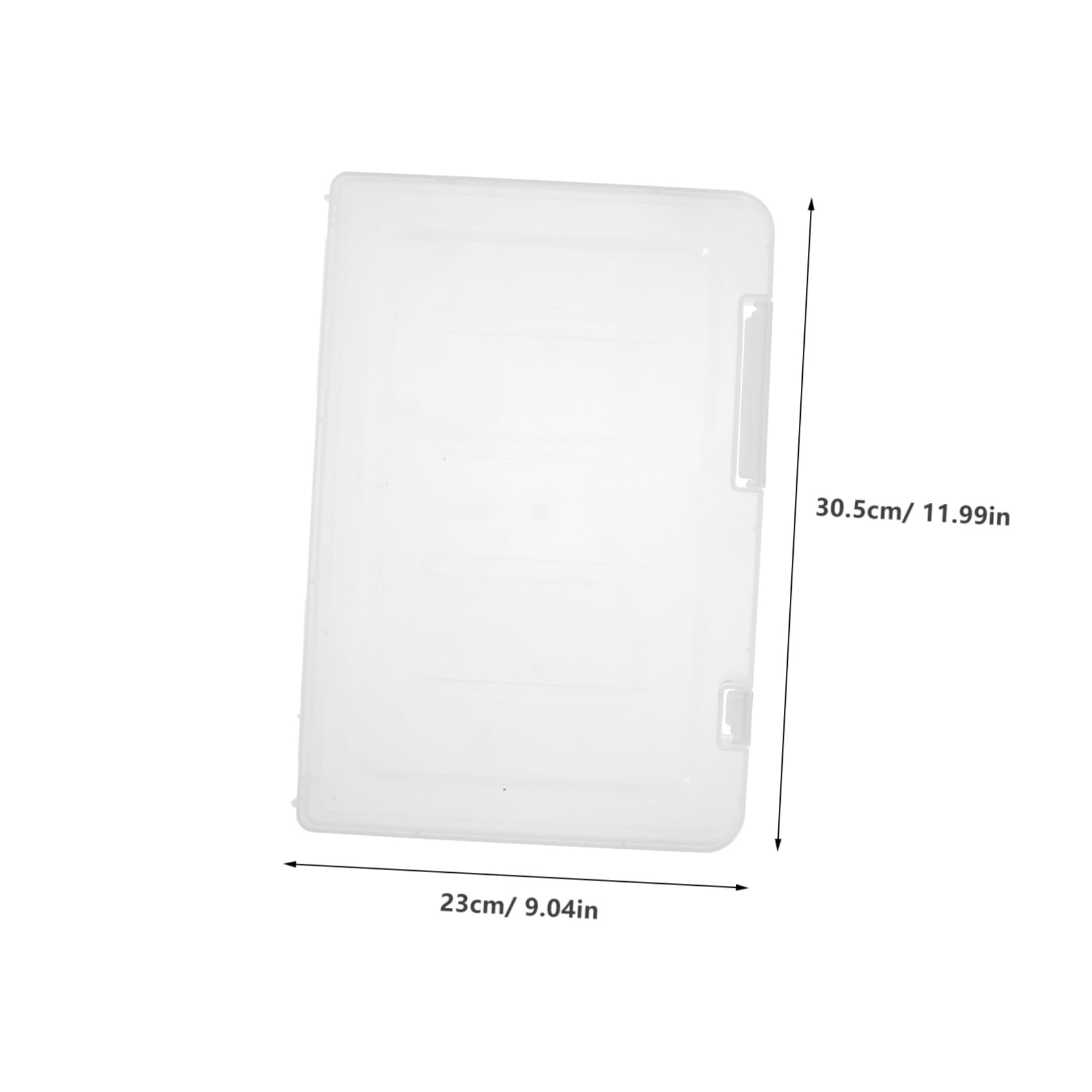 Zeitschriftenaufbewahrungsbox Packung Pp Transparent Tragbar mit Deckel