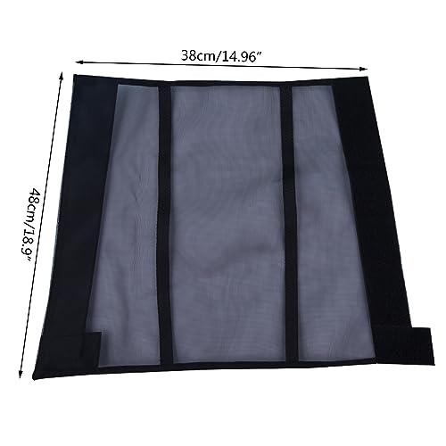 BELOWSYALER 4 peças de bota de mosca para cavalos leggings de malha para cavalo respirável bota prot