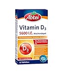 Abtei Vitamin D3 Forte Wochendepot - hochdosiert zur Unterstützung des Immunsystems, der Knochen und Muskel 1er Pack (1 x 12 Tabletten)