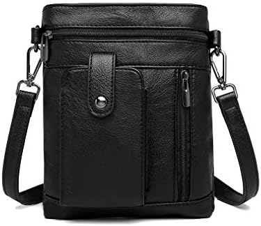 Miss Lulu Women Crossbody Bag Multiple Pockets Shoulder Bag Adjustable Long Strap Cell Phone Bag PU Leather