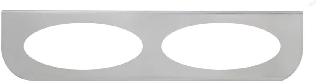 GG Grand General 89029 8-1/4 Inches Stainless Steel L Bracket with 1 Y2K Light Holes
