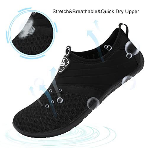 Image of Spesoul Womens and Mens Water Shoes Breathable Quick Dry Soft Barefoot Aqua Socks for Hiking Swim Beach Surf Yoga Sport