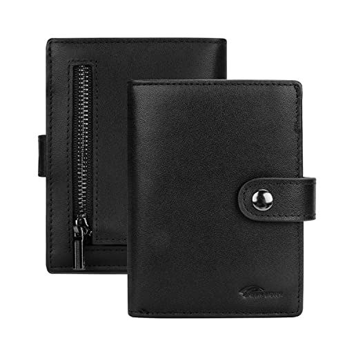 Mens Wallet Credit Card Holder Rfid with Gift Box (Black GH001 Gh)