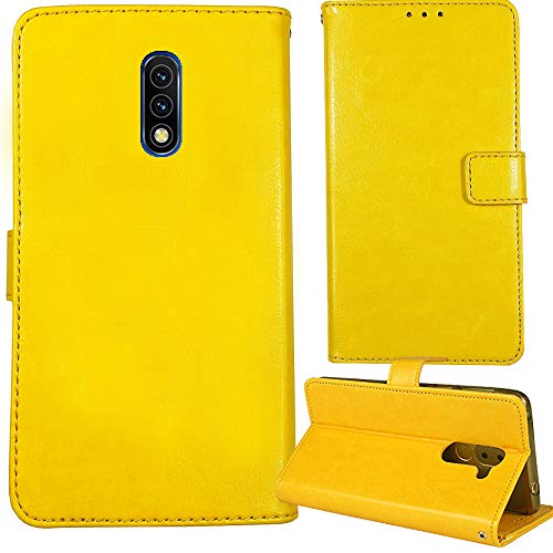 Image of Lankashi Stand Premium Retro Business Flip Leather Case Protector Bumper For XGODY Mate 10 5" Protection Phone Cover Skin Folio Book Card Slot Wallet Magnetic（Yellow）