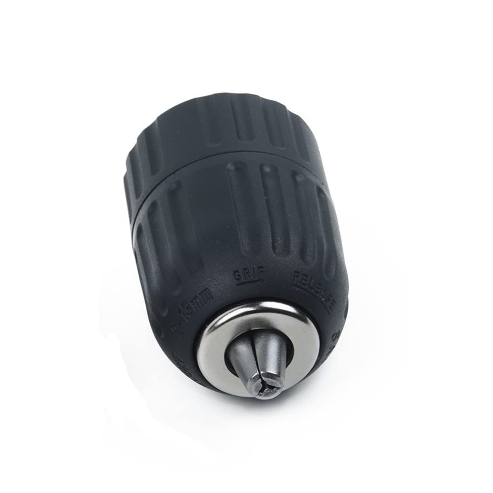 Tool Part for 1/2-20 Electric Drill Chuck 2-13mm Self-Locking Keyless Chuck Threaded Fillet Large Hole Chuck Rotary Hammer Drill Accessory