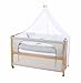 Produktbild roba Beistellbett, Roombed, Babybett 60x120 cm 'Liebhabär', Anstellbett zum Elternbett mit kompletter Ausstattung
