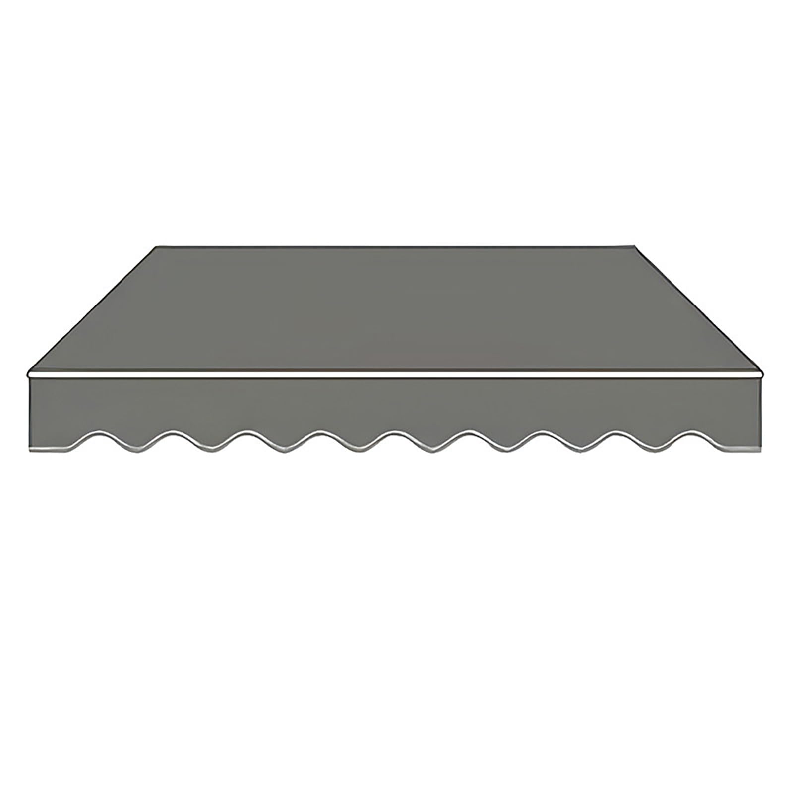 Telo Di Ricambio Per Tenda Parasole Retrattile, Telo Ombreggiante Di Ricambio In Poliestere Impermeabile Per Tende Da Sole, Telo Di Copertura Per Terrazze, Negozi, Giardini(Gray,10x5ft)