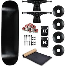 Moose Complete Skateboard Dip Black 7.75" with Black Trucks and Black Wheels