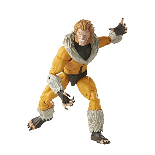Marvel Legends Series X-Men Sabretooth Action Figure 6-Inch Collectible Toy, 3 Build-A-Figure Part #TOP7