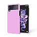 BELTRON Case for Galaxy Z Flip 3 5G, Slim Fit Tough Protective Hard Shell Cover Designed for Samsung Galaxy Z Flip3 5G (SM-F711 2021) - Pink Lavender