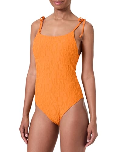 Emporio Armani Women's Standard 3D Bold Logo One Piece Halter