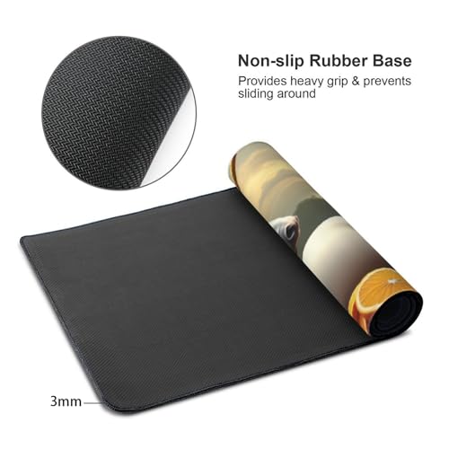 Sous-main de bureau grand format pour protéger sa table et stabiliser le clavier - 3