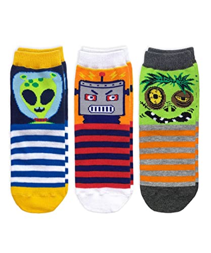 Image of Jefferies Socks Boys Fashion Novelty Dinosaur Stripes Pattern Variety Crew Socks 9 Pair Pack