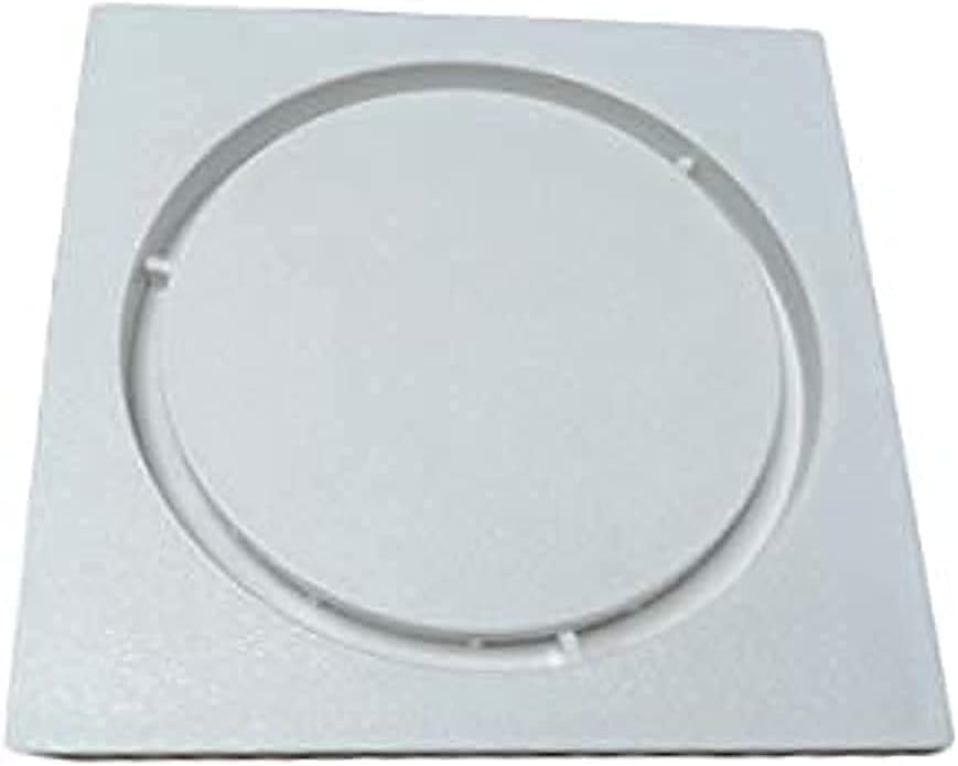 Royal Apex 14.5x14.5cm PVC Floor Drain Square Shape Anti-odor Bathroom Shower Tile Insert Floor Waste Grate Anti-clogging for Kitchen, Washroom, Garage and Basement