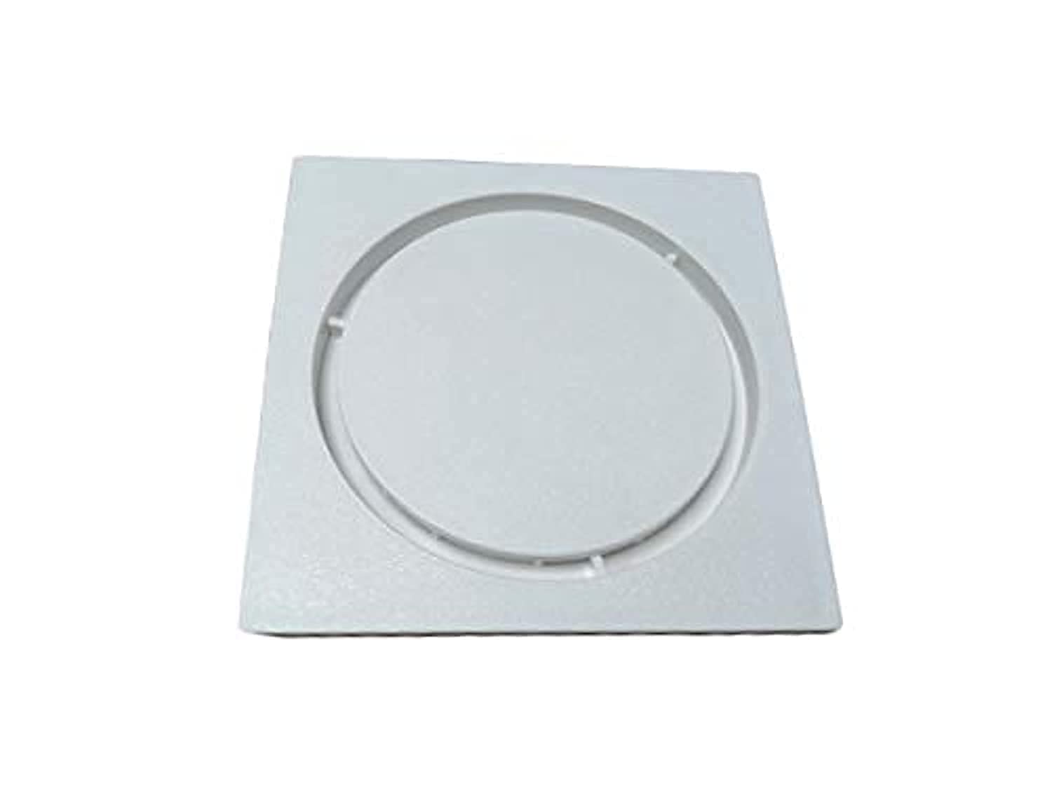 Royal Apex 14.5x14.5cm PVC Floor Drain Square Shape Anti-odor Bathroom Shower Tile Insert Floor Waste Grate Anti-clogging for Kitchen, Washroom, Garage and Basement