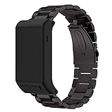 Menge: 1 Generic Band vivoactive Steel Metal Uhrenarmband HR Edelstahl Für Garmin Sportartikel Zubehör Sportuhr Mit Pulsoximeter (As Shown, One Size)