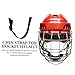 BIUDECO Replaceable Hockey Chin Strap Hockey Helmet Accessory Chin Guard for Baseball Helmet Strap Holder