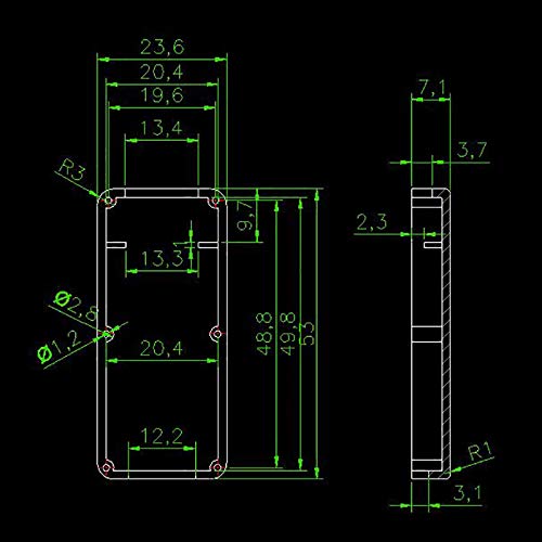 Caja plástica para USB tipo stick miniatura 6